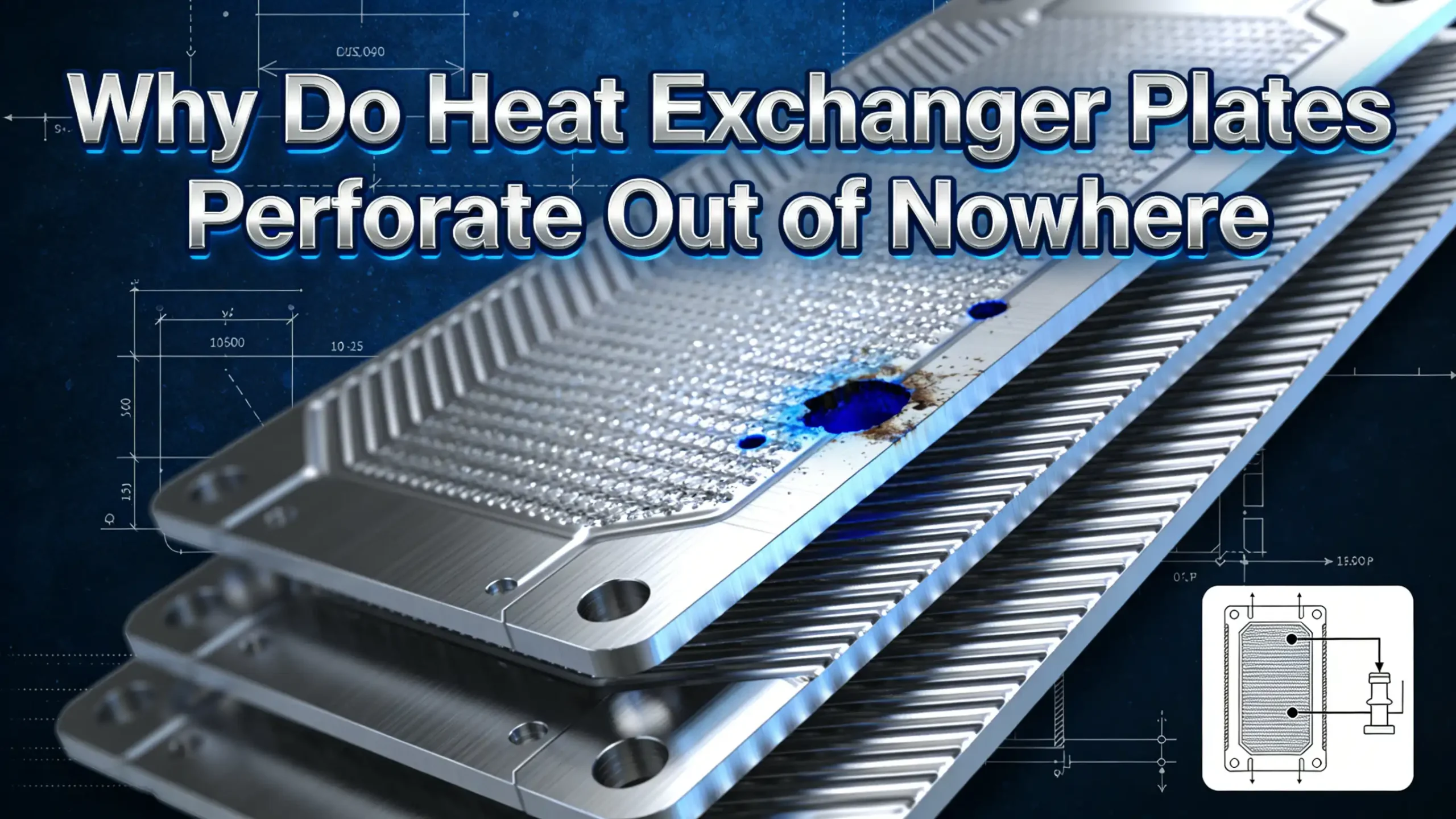 Why Do Heat Exchanger Plates Perforate Out of Nowhere