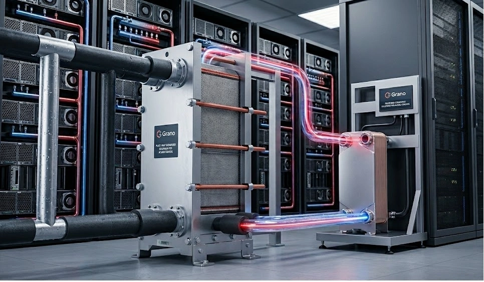 Kühllösungen für KI-Rechenzentren Wie Flüssigkeitskühlung und Plattenwärmetauscher über die Luftkühlgrenze hinausgehen