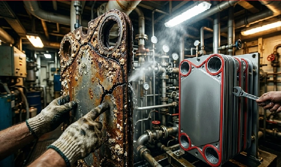 Corrosion Challenges in Ocean-Going Vessel Central Cooling Systems Titanium Plate and Marine Sealing Solutions