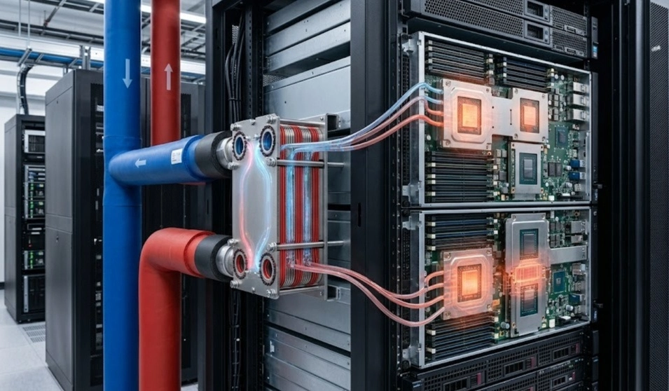 Liquid Cooling for AI Data Centers: Optimizing Thermal Management with Compact Plate Heat Exchanger Technology