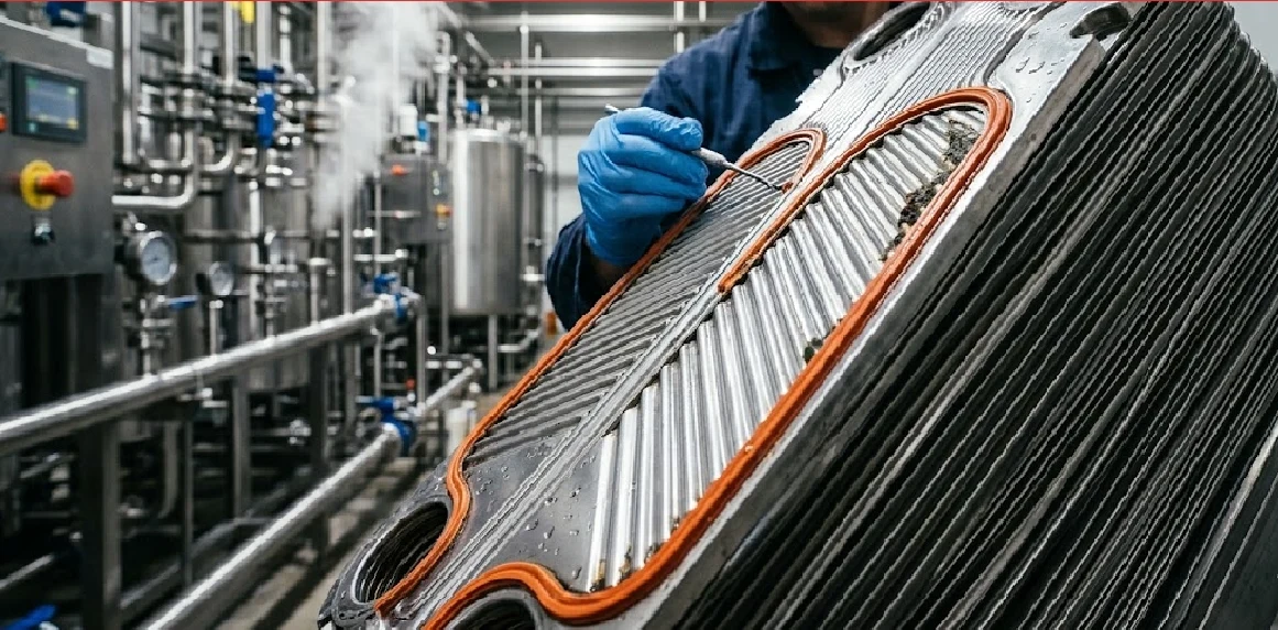The Hidden Risk in Food & Beverage Processing Sanitary Heat Exchangers and FDA-Compliant Gaskets