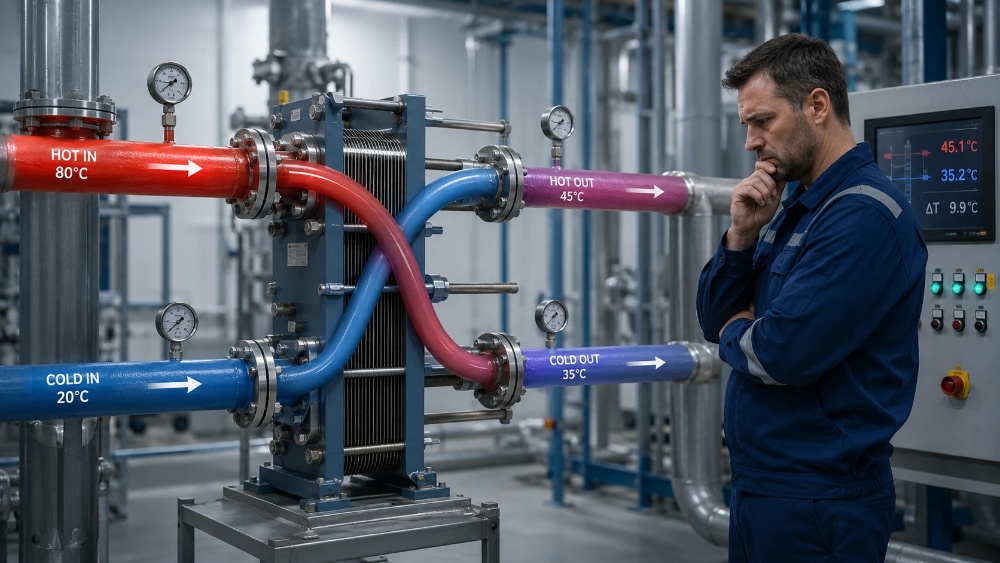 Why Is Heat Transfer Efficiency Cut in Half Without Leakage or Blockage Beware the Basic Mistake of Reversed Piping