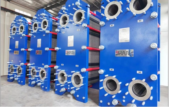 Plate heat exchanger (PHE) consists of a stack of corrugated metal plates