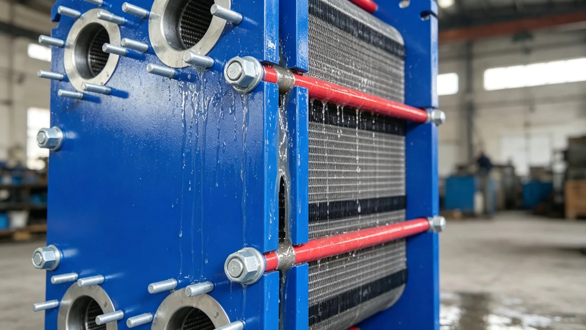 Tight Bolts but Middle Leaking The Fatal Flaw of a Thinned Heat Exchanger Frame